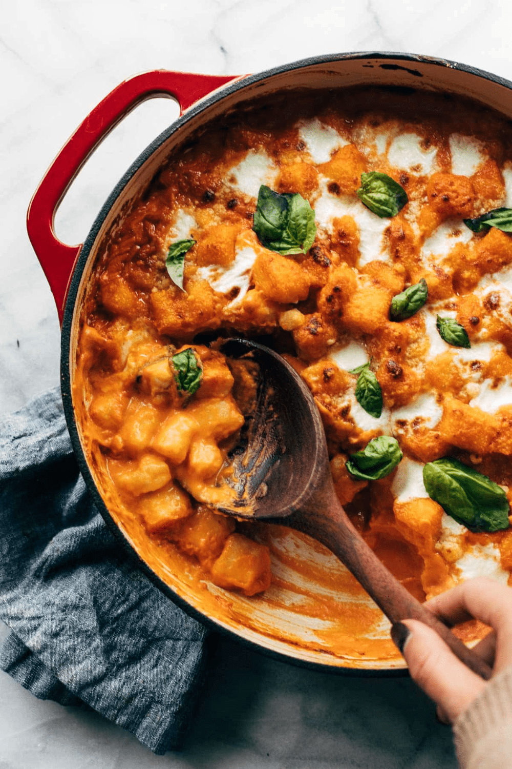 Baked Potatoes Gnocchi with Vodka Sauce. Virtual Cooking ...