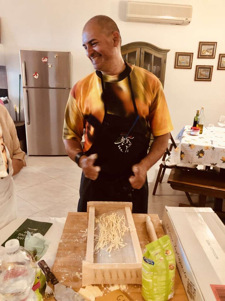 Pasta Spaghetti making